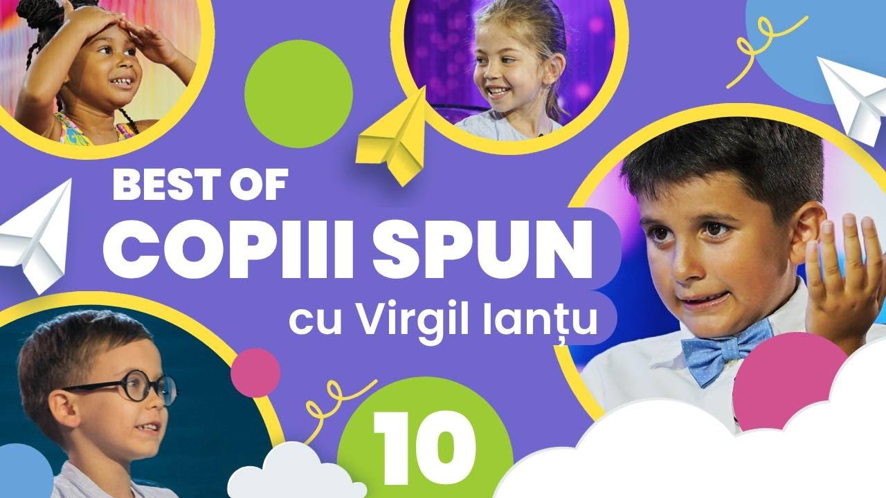 Râzi cu lacrimi! 😂 Cele mai bune momente din sezonul 10 | BEST OF Copiii Spun cu @virgiliantu ✨