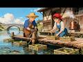 A Day at the Clear Stream Frog Farm: Delicious Frog Dishes | Ghibli Video ASMR