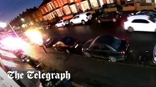 video: Second Muslim set on fire near mosque, prompting counter-terror investigation
