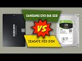 SAMSUNG 860 EVO SSD VS SEAGATE HDD DİSK | Speed test