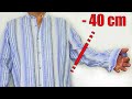 ✅👉How to shorten shirt sleeves / repair tricks