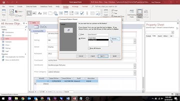 MS Access - Add a Save Button to a Form