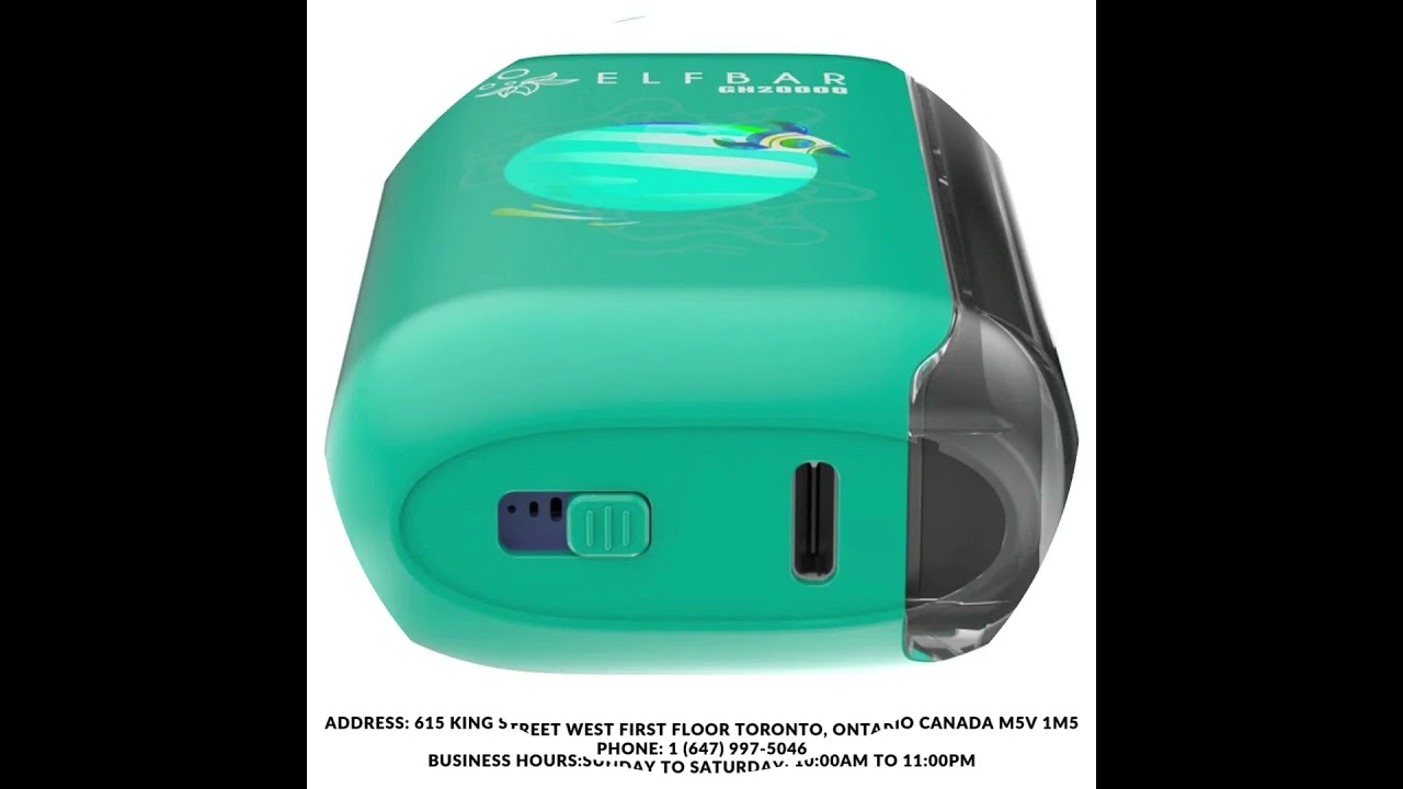 Elf Bar GH20000 Blue Razz Ice ❄️ A top-tier disposable vape delivering 20,000 puffs of bold blue