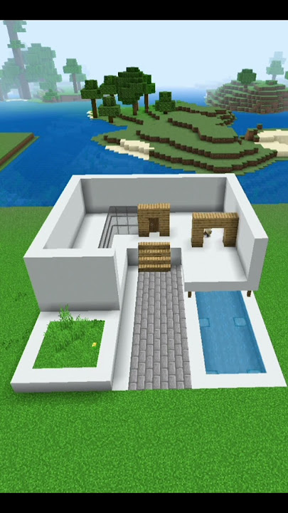 Minecraft: How To Build a Small Modern House Tutorial.