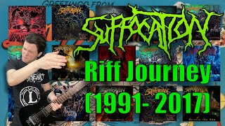 SUFFOCATION Riff Journey (1991 - 2017 Guitar Riff Compilation)