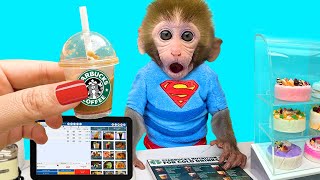 Monkey Baby Bon Bon Go Buy Starbucks Coffee And Drive The Farm With Ducklings