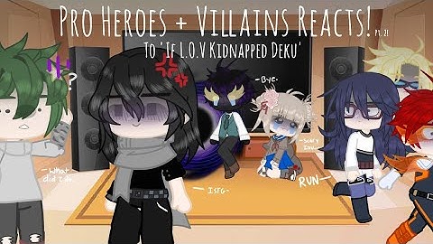 Pro Heroes + Villains React To 
