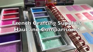 French Craft Supplies - Haul and Comparison! @AtticLane
