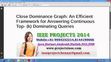 Close Dominance Graph An Efficient Framework for Answering Continuous Top   k  Dominating Queries