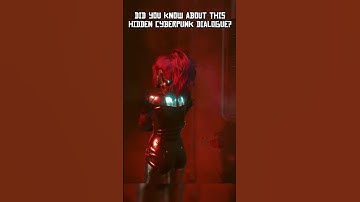 did you know about this hidden dialogue in cyberpunk 2077? #shorts #gaming #cyberpunk2077
