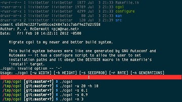 cgol, Curses Game of Life