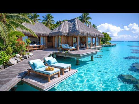Tropical Resort Ambience By The Beach Sweet Bossa Nova Jazz Gentle Waves Sound For Relax Uplift  Tropical Resort Ambience By The Beach Sweet Bossa Nova Jazz Gentle Waves Sound For Relax Uplift