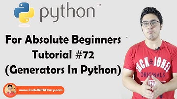 Generators In Python | Python Tutorials For Absolute Beginners In Hindi #72