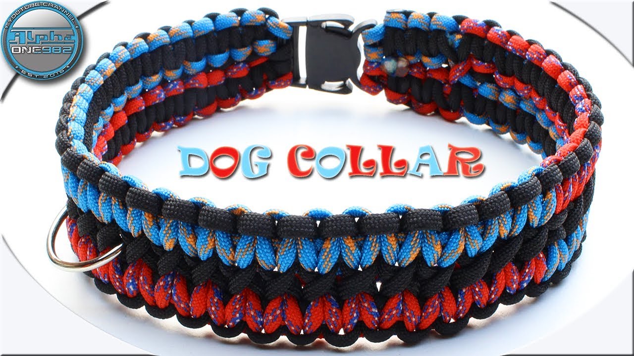 Epic Unique How to make Paracord Dog Collar DIY Paracord Tutorial