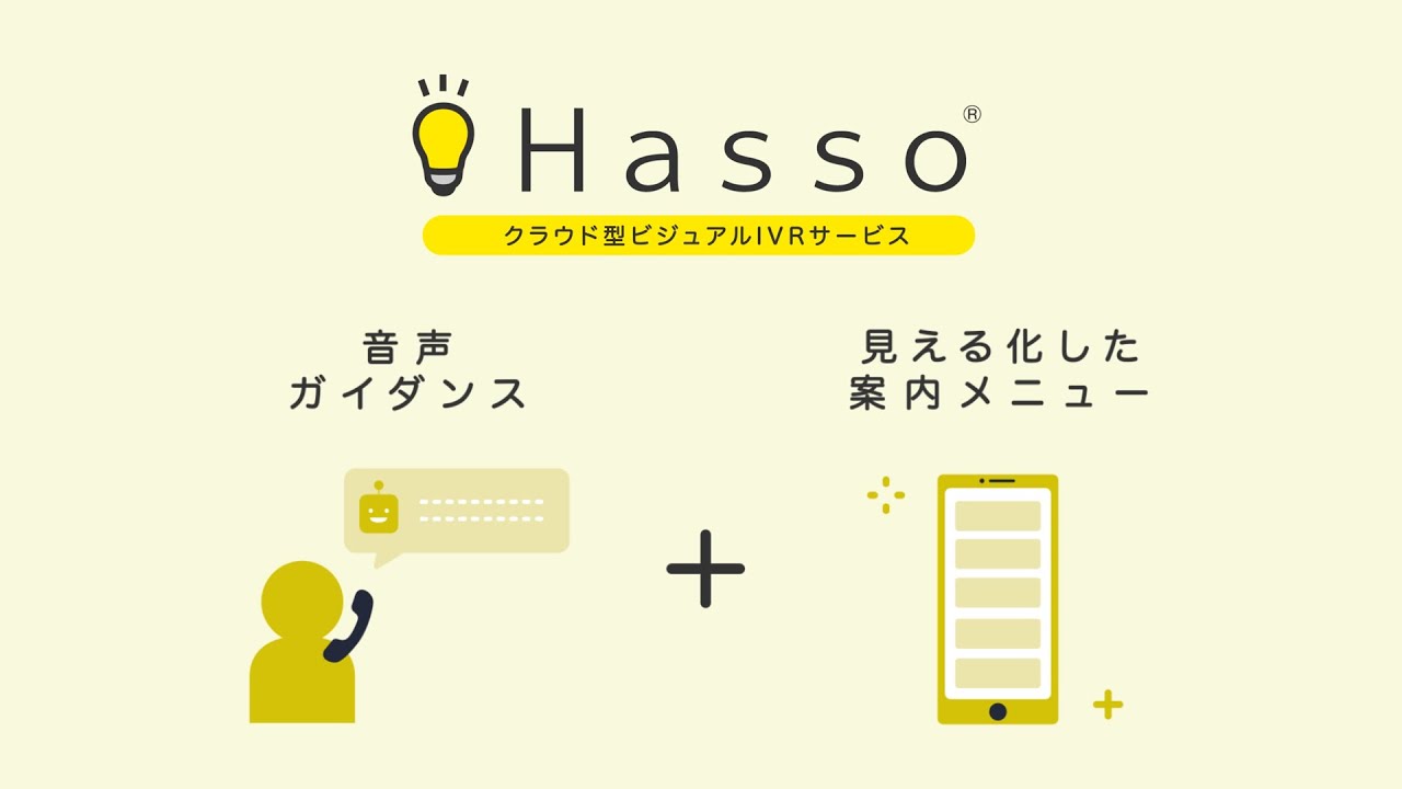 テレワークに使えるビジュアルivrサービス Hasso ハッソ インターコム