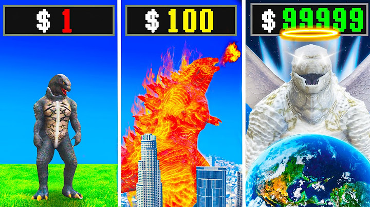 $1 GODZILLA to $1,000,000 GODZILLA in GTA 5