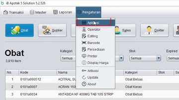 SOFTWARE APOTEK - Cara Mengganti Nama Apotek pada Aplikasi