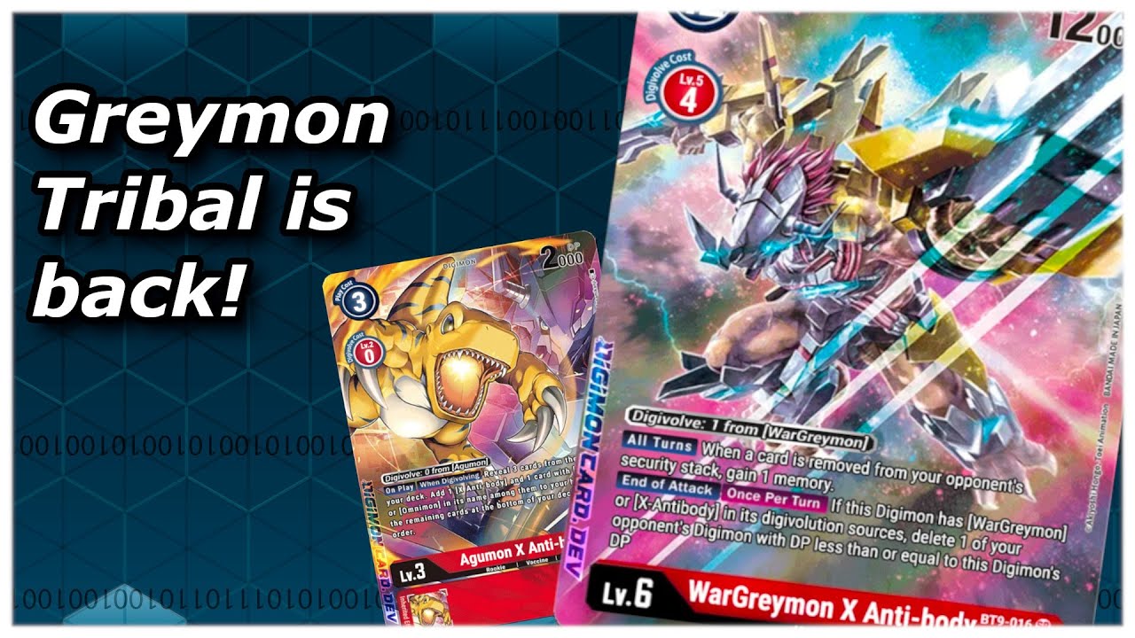 Greymon X Anti-Body Deck Profile | Digimon TCG BT9