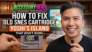 How To Fix an Old SNES Cartridge That Won't Work