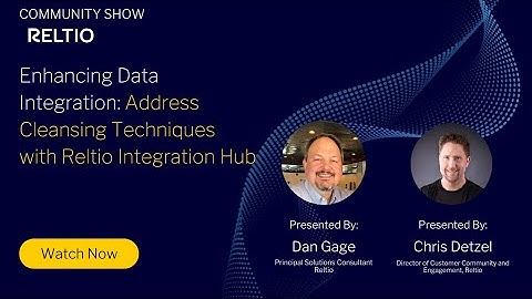 Enhancing Data Integration: Address Cleansing Techniques with Reltio Integration Hub