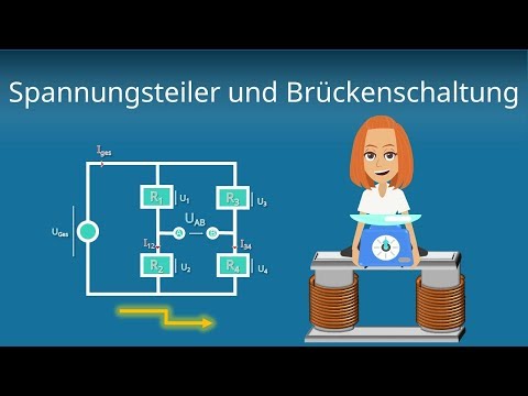 Brückenschaltung (Wheatstone Brücke) und Spannungsteiler berechnen