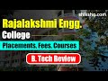 Rajalakshmi Engineering College BTech Review | Fees, Cut Off, Placements