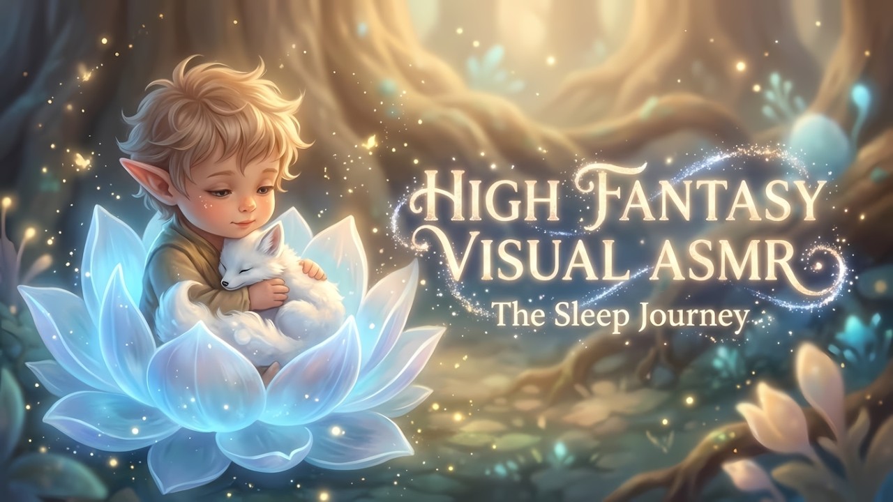 The Radiant Grove: A Journey with Elven Children & Spirit Animals ✨ High Fantasy Visual ASMR [4K]