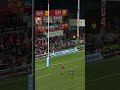 Sale Sharks George Ford Launches a Drop Goal from 45 Meters Out | PREM Rugby