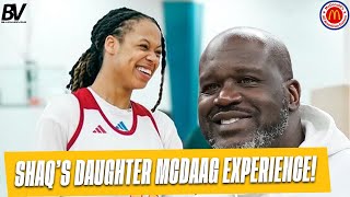 Shaq's daughter turned up at MCDAAG! Me'arah O'Neal played well in front of  WNBA Scouts!