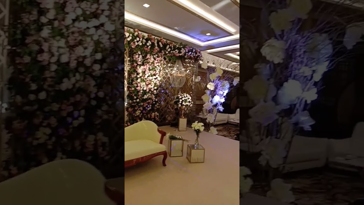 Royal Swiss 5 star hotel wedding setup 