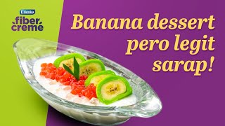 Parang Halo-Halo, pero from Indonesia! Meet Es Pisang Hijau (Green Banana Dessert)