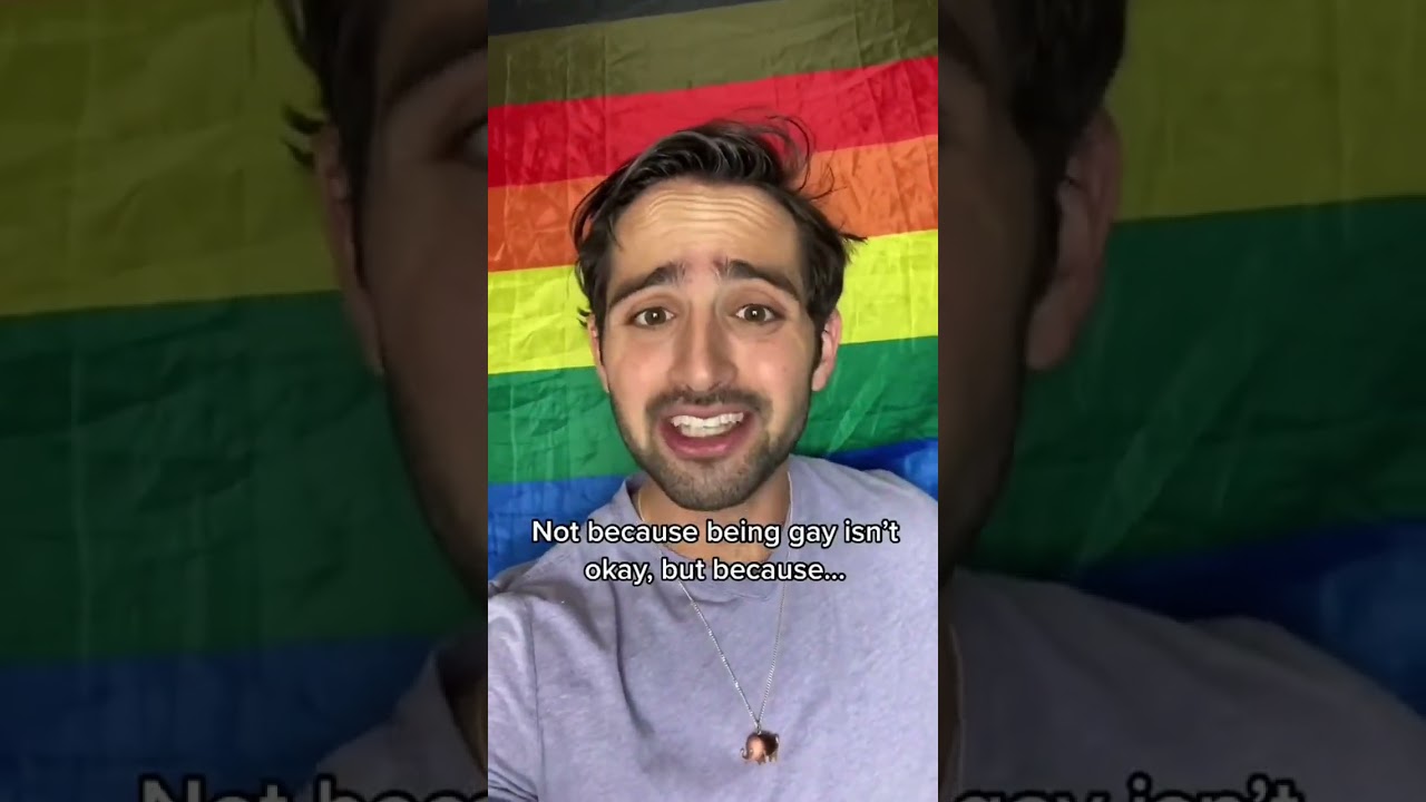 “I wasn’t always comfortable w/ my sexuality.” 