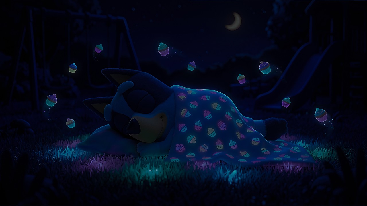 NO ADS Magical Cupcake Dreams with Bluey 🌙Relaxing Piano for Deep Sleep