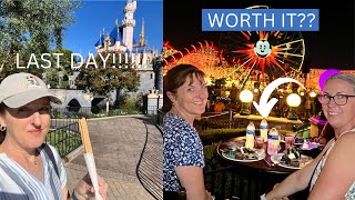 Disneyland Final Day and World of Color Dessert Party!