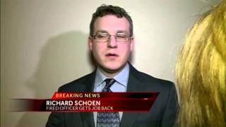 Fired officer to get job back