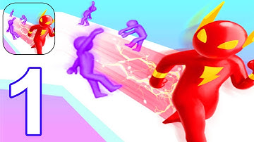 Flash Hit 3D: Push Them All - Gameplay Part 1 All Levels 1-16 (Android, iOS)