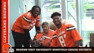 Browns visit University Hospitals cancer patients | Cleveland Browns