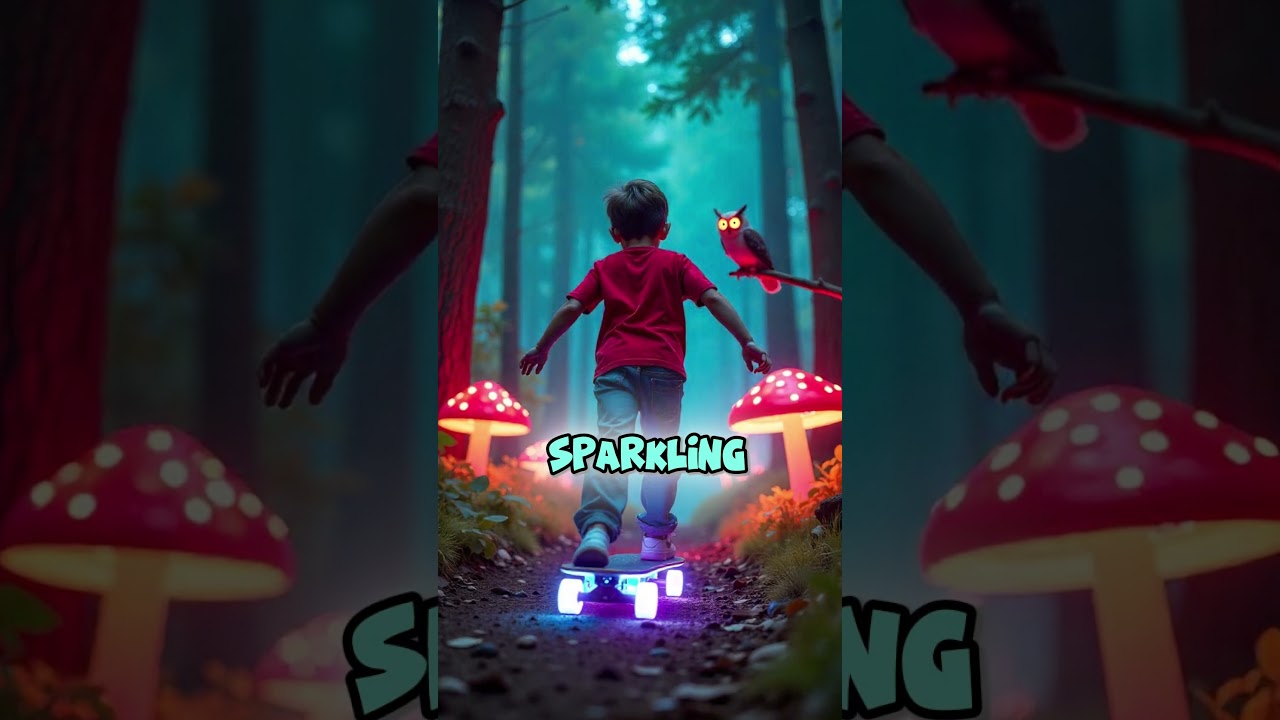 Jake’s Magical Skateboard Adventure: Soaring Through the Enchanted Forest | DreamTales 