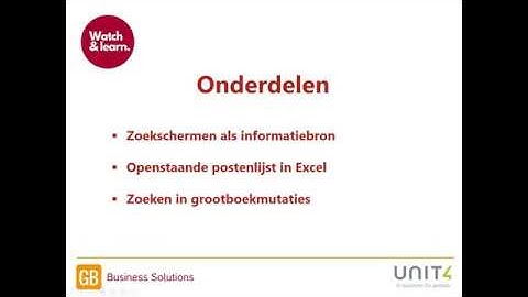 Haal meer uit Unit4 Multivers #2