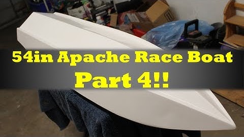 54in Rc Apache Race Boat Build Part 4