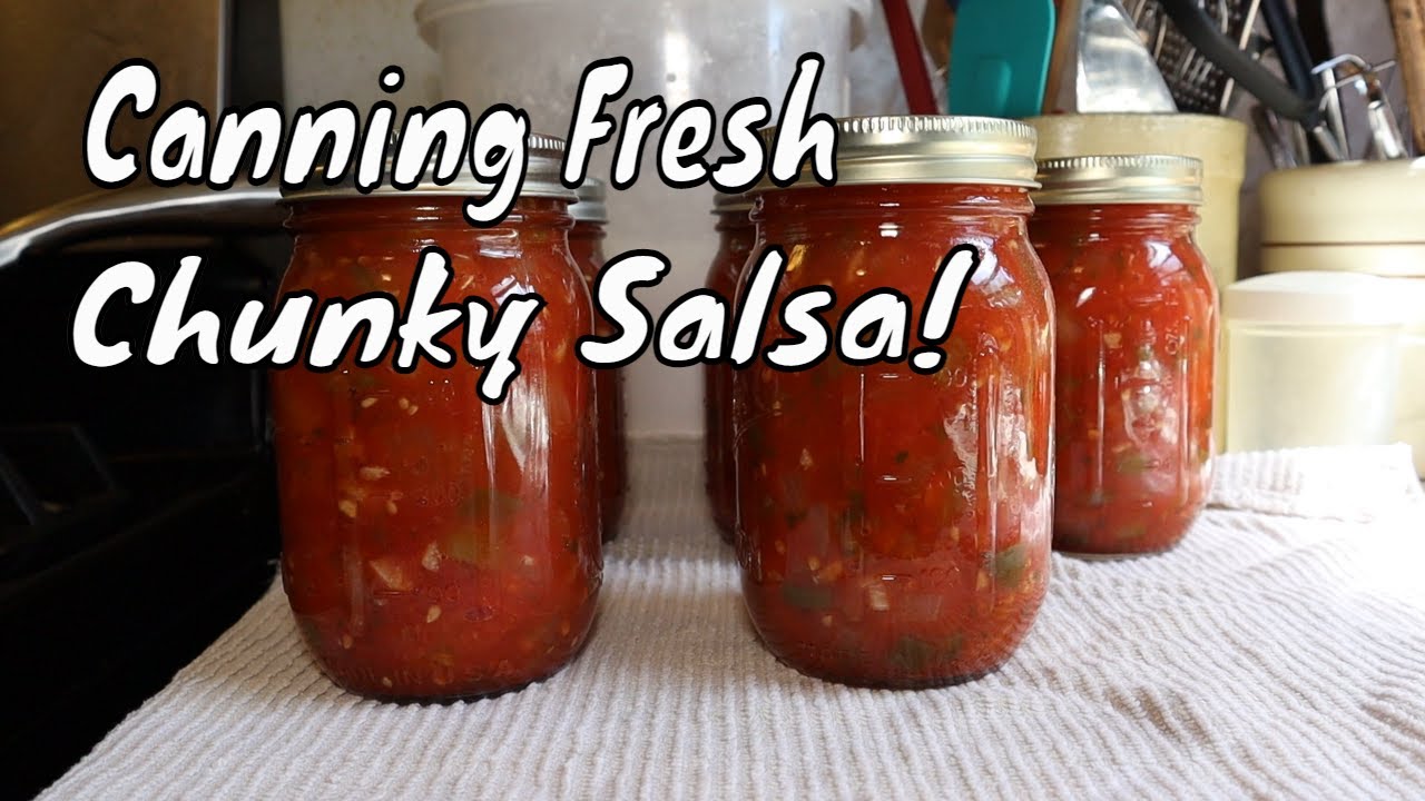 Making and Canning Your Own Chunky Garden Salsa