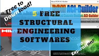 5 Free Licensed Structural Engineering Software with No Expiration | Free Software Downloads screenshot 1