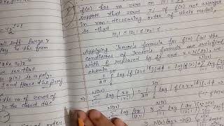 order of entir function in complex analysis lecture 19