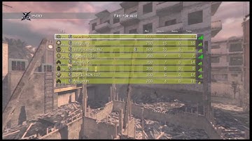 MW2 : Round Ending Throwingknife Kill :o