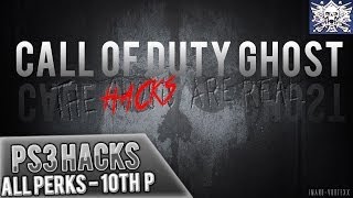 COD GHOST! HACKER EXPOSED #1 | ALL PERKS - SONIC SPEED - PRESTIGE LOBBY | PS3