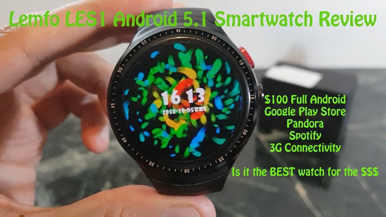 LEMFO LES1 Review : Android watch 3G GSM Smartwatch : Add a SIM card and GO  - YouTube