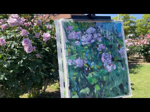 293 Acrylic Roses - YouTube