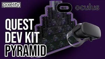 Builing a Pyramid with Oculus Quest Start Dev Kits!