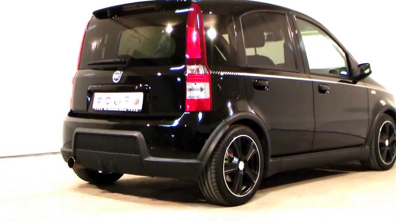 Fiat Panda 100 Hp 1 4 16v 07 Darkwave Schwarz Youtube