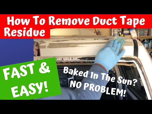 How To Easily Remove Adhesive From A Vehicle Without Hurting The Paint 